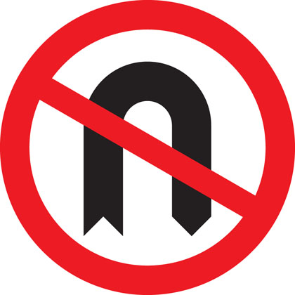 No U-turns